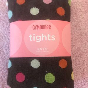 NWT gymboree rainbow lots of dots tights 8 9 10
